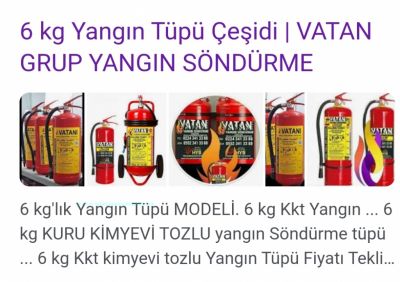VATAN GRUP YANGIN S�ND�RME Cihazlar� ve Sistemleri