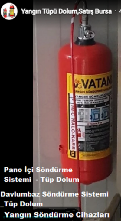 6 KG Pano ��i Mikro Otomatik Gazl� S�nd�rme Sistemleri